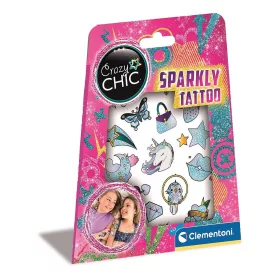 Clementoni Crazy Chic Sparkly csillámos tetoválás 