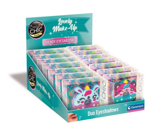 Crazy Chic Cat Donuts szemhéjfesték szett Clementoni