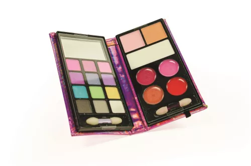 Clementoni Crazy Chic Holo Purple pénztárca alakú sminkszett