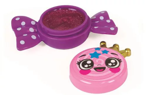 Crazy Chic White Dots cukorka formájú szájfény Clementoni