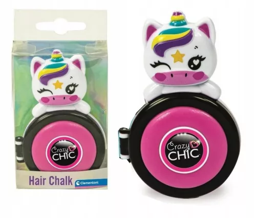 Crazy Chic Unicorn rózsaszín hajszínező kréta Clementoni
