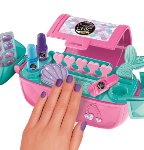 Crazy Chic On The Go körömkészítő stúdió tokban Clementoni