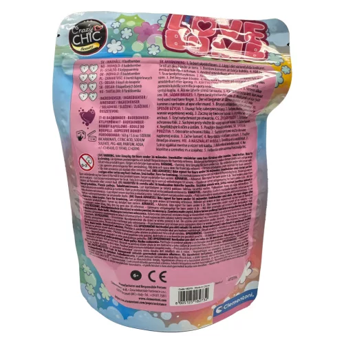 Clementoni Crazy Chic Heart fürdőbomba szett 8 db-os