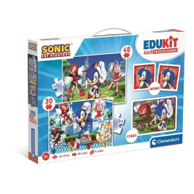   Sonic a sündisznó Characters 4 az 1-ben játékgyűjtemény Clementoni