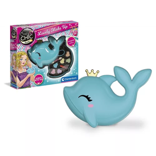 Clementoni Crazy Chic Lovely Delfin formájú sminkszett 
