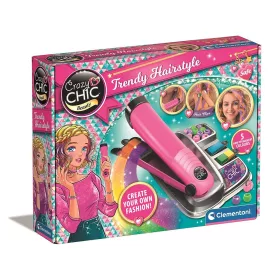   Clementoni  Crazy Chic Lovely hajszínező készlet – trendi frizurák színes hajkrétákkal
