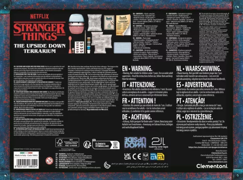 Clementoni Stranger Things Upside Down terrárium