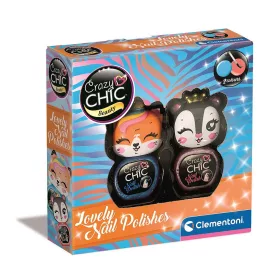  Clementoni Crazy Chic Lovely Tigers csillámos körömlakk szett 