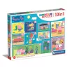 Peppa malac Life 10 az 1-ben puzzle Clementoni