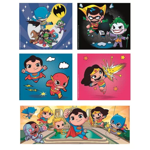 Clementoni DC Super Hero Idols 10 az 1-ben puzzle