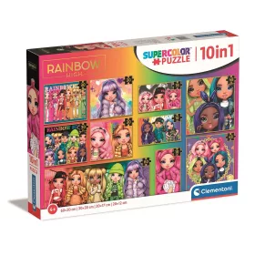 Clementoni Rainbow High Personalities 10 az 1-ben puzzle
