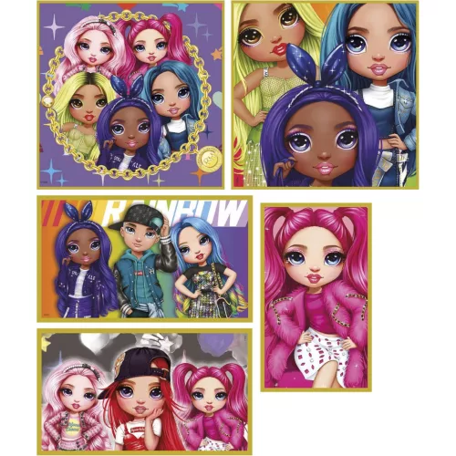 Clementoni Rainbow High Personalities 10 az 1-ben puzzle