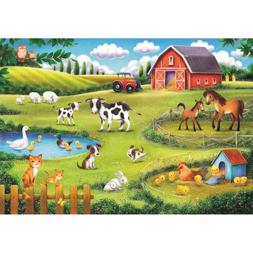Clementoni Állatos Farm 30 db-os puzzle