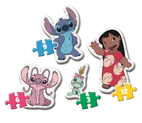 Clementoni Disney Lilo és Stitch, A csillagkutya My First baba forma puzzle
