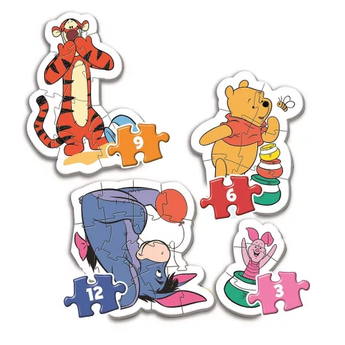 Clementoni Disney Micimackó My First baba forma puzzle