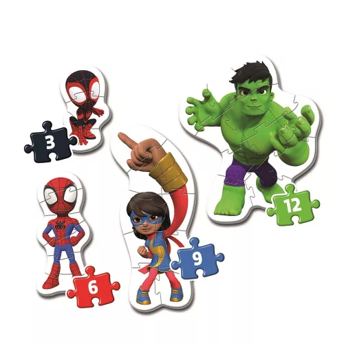 Clementoni Pókember Spidey My First baba forma puzzle