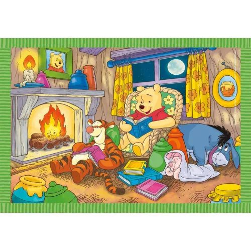 Clementoni Disney Micimackó Fun Days Forever 4 az 1-ben puzzle