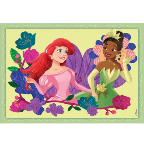Clementoni Disney Hercegnők Whimsical 4 az 1-ben puzzle