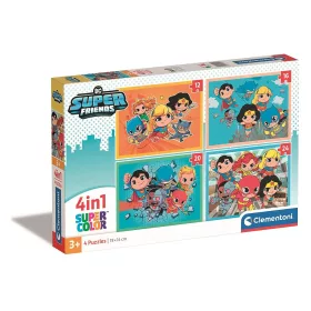Clementoni DC Super Hero Mini-mates 4 az 1-ben puzzle