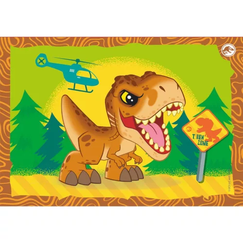 Clementoni Jurassic World On the Loose 4 az 1-ben puzzle