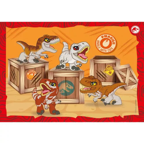 Clementoni Jurassic World On the Loose 4 az 1-ben puzzle