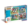Clementoni Sonic a sündisznó Save the Day 4 az 1-ben puzzle