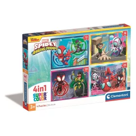Clementoni Pókember Spidey 4 az 1-ben puzzle