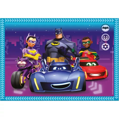 Clementoni Batman Batwheels 4 az 1-ben puzzle