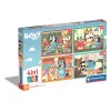 Clementoni Bluey Play All Day 4 az 1-ben puzzle