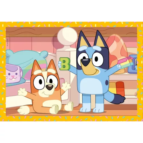 Clementoni Bluey Play All Day 4 az 1-ben puzzle