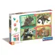 Clementoni Állatos Baby Cuddles 4 az 1-ben puzzle
