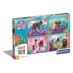 Clementoni Disney Hercegnők Junior Ariel 4 az 1-ben puzzle