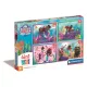 Clementoni Disney Hercegnők Junior Ariel 4 az 1-ben puzzle
