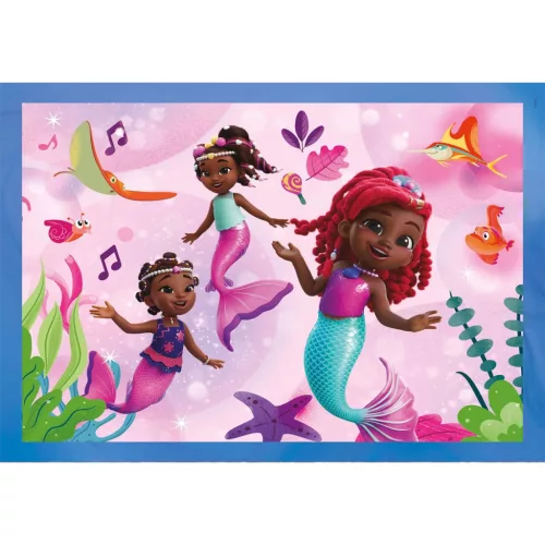 Clementoni Disney Hercegnők Junior Ariel 4 az 1-ben puzzle