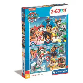 Clementoni Mancs Őrjárat High Five 2x60 db-os puzzle