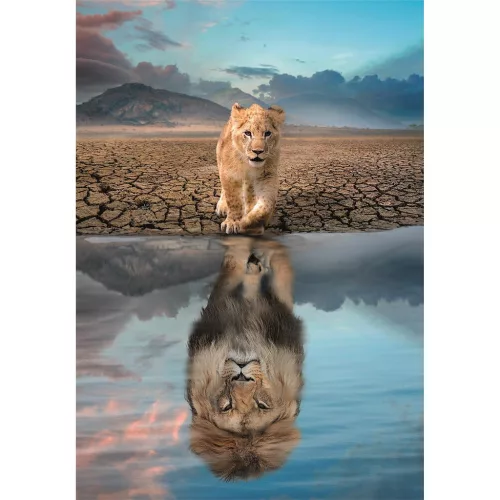 Clementoni Oroszlán Self Reflection 300 db-os puzzle