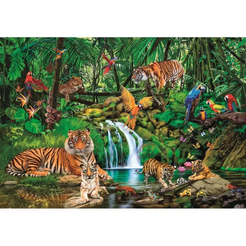 Clementoni Állatos Jungle Retreat 300 db-os puzzle