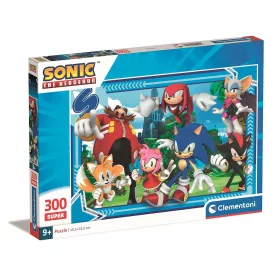 Clementoni Sonic a sündisznó Crew 300 db-os puzzle