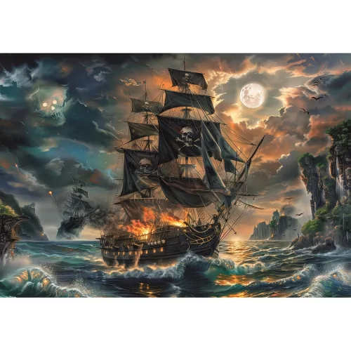 Clementoni Kalózhajó Haunted Seas 300 db-os puzzle