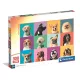 Clementoni Állatos Funny Faces 300 db-os puzzle 