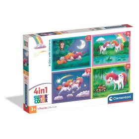 Clementoni Unikornis One Day 4 az 1-ben puzzle