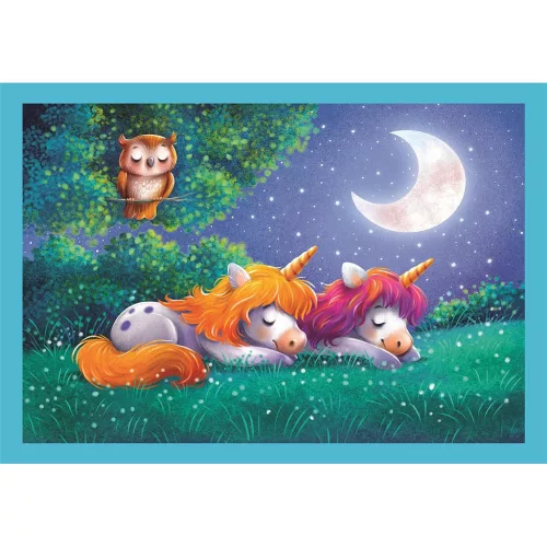 Clementoni Unikornis One Day 4 az 1-ben puzzle