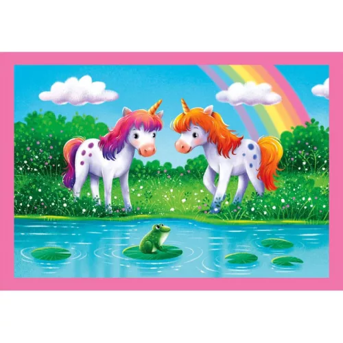 Clementoni Unikornis One Day 4 az 1-ben puzzle