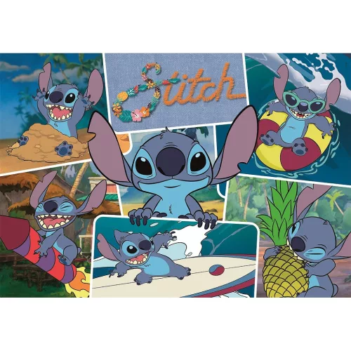 Clementoni Disney Lilo és Stitch, A csillagkutya Beach Party 300 db-os puzzle