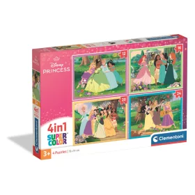 Clementoni Disney Hercegnők Colloquy 4 az 1-ben puzzle