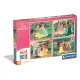 Clementoni Disney Hercegnők Colloquy 4 az 1-ben puzzle