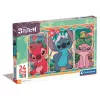 Clementoni Disney Lilo és Stitch, A csillagkutya Evile 24 db-os maxi puzzle