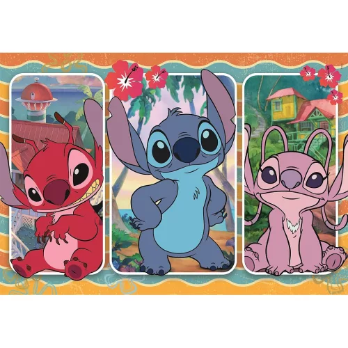 Clementoni Disney Lilo és Stitch, A csillagkutya Evile 24 db-os maxi puzzle