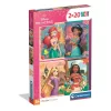 Clementoni Disney Hercegnők Royal Journeys 2x20 db-os puzzle