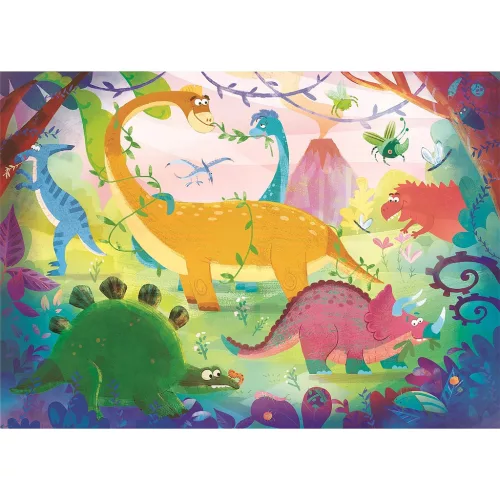 Clementoni Dinoszaurusz Funny 2x20 db-os puzzle